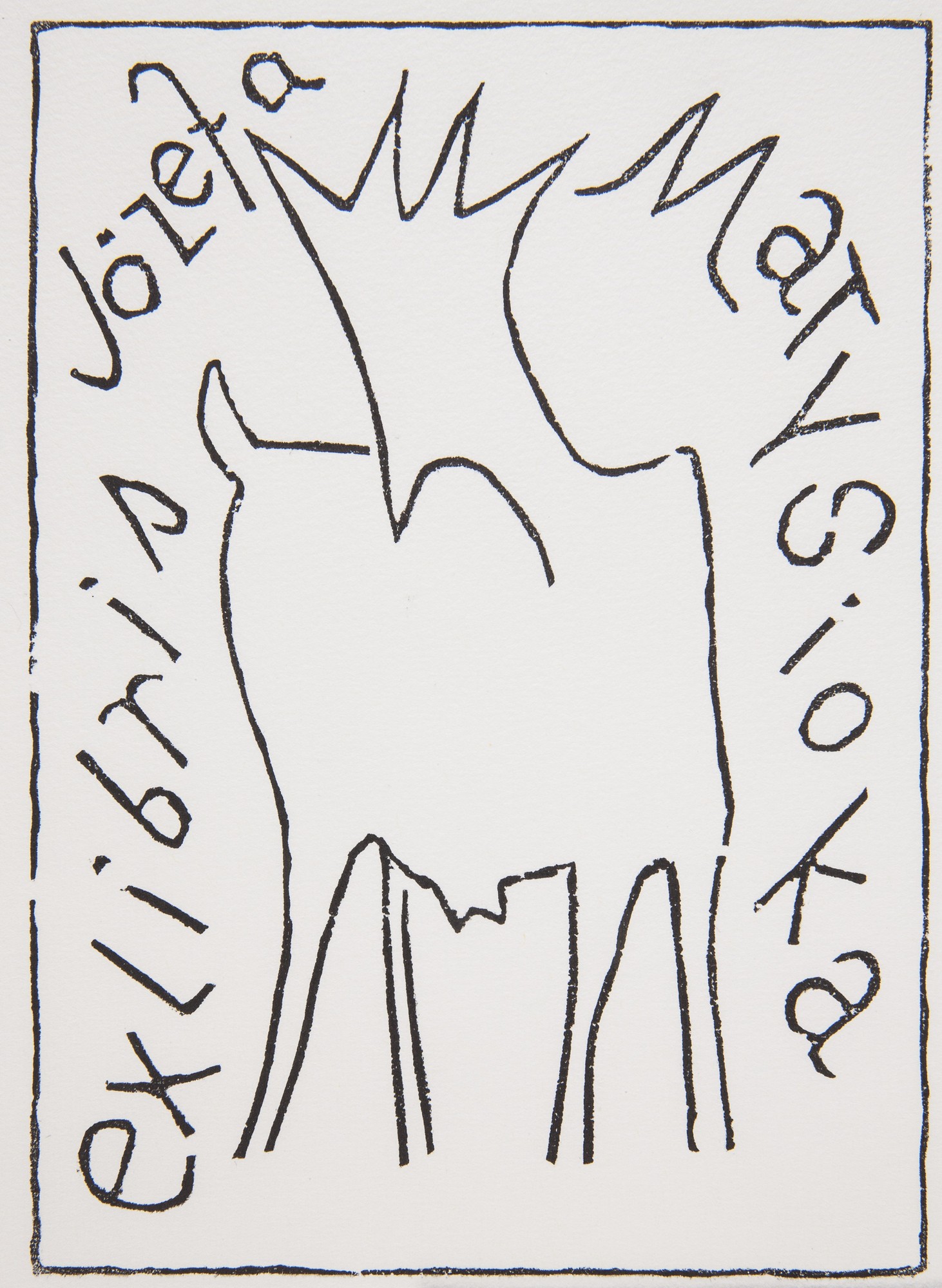 Ekslibris Józefa Matysioka, Kraków, 1965, Jerzy Panek (1918–2001), deska Własność Muzeum Narodowego w Krakowie (źródło: materiały prasowe)
