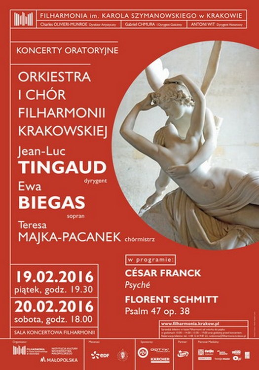Koncerty oratoryjne w Filharmonii Krakowskiej – plakat (źródło: materiały prasowe)