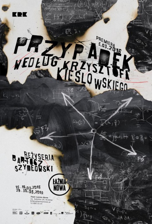 „Przypadek według Krzysztof Kieślowskiego”, reż. Bartosz Szydłowski, plakat (źródło: materiały prasowe organizatora)