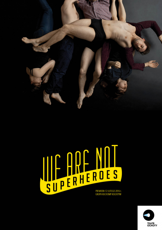 „we are not a superheroes”, reż. Kamil Wawrzuta, plakat (źródło: materiały prasowe organizatora)