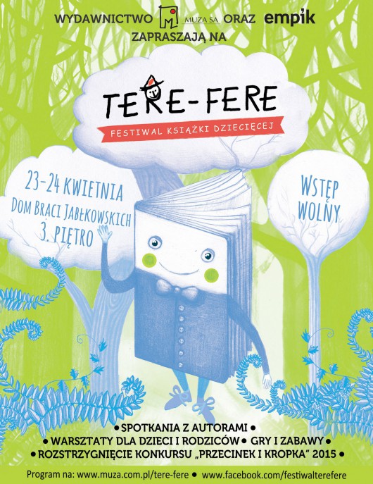 Festiwal Książki Dziecięcej Tere-Fere – plakat (źródło: materiały prasowe)