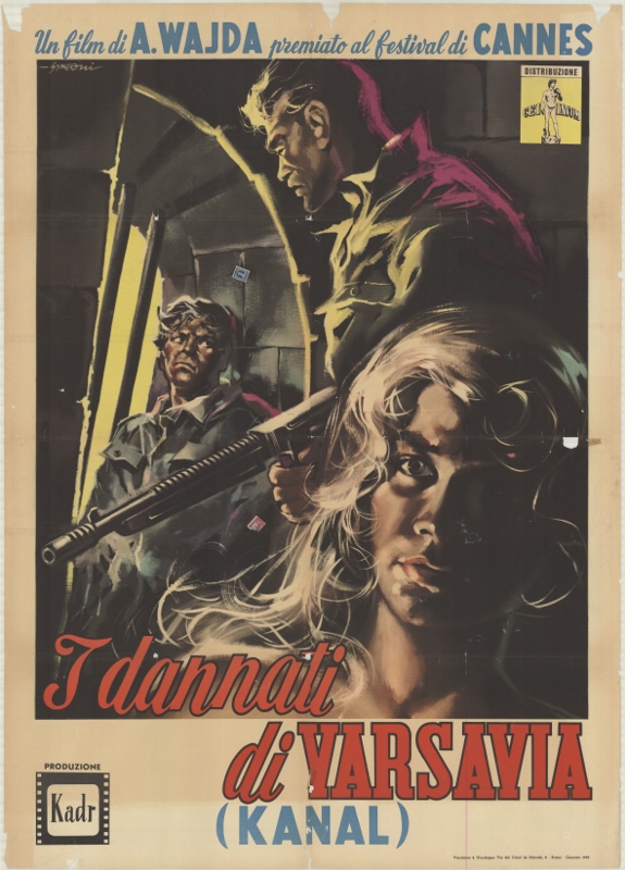 „Kanał”, reż. Andrzej Wajda – plakat (źródło: materiały prasowe organizatora)