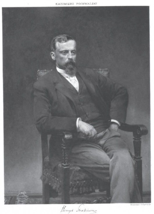 Henryk Sienkiewicz, obraz autorstwa Kazimierza Pochwalskiego, 1898 (źródło: Wikimedia Commons)