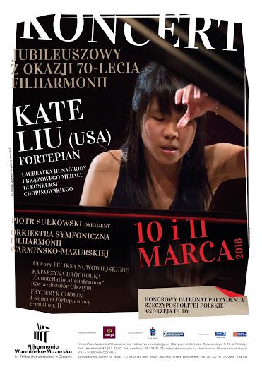 „70-lecie Filharmonii Warmińsko-Mazurskiej” – plakat (źródło: materiały prasowe organizatora)