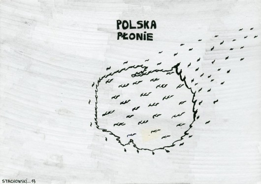 Daniel Stachowski, „Polska płonie”, 2015 (źródło: materiały prasowe organizatora)