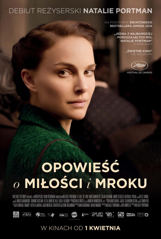 Natalie Portman, „Opowieść o miłości i mroku”, plakat (źródło: materiały prasowe organizatora)