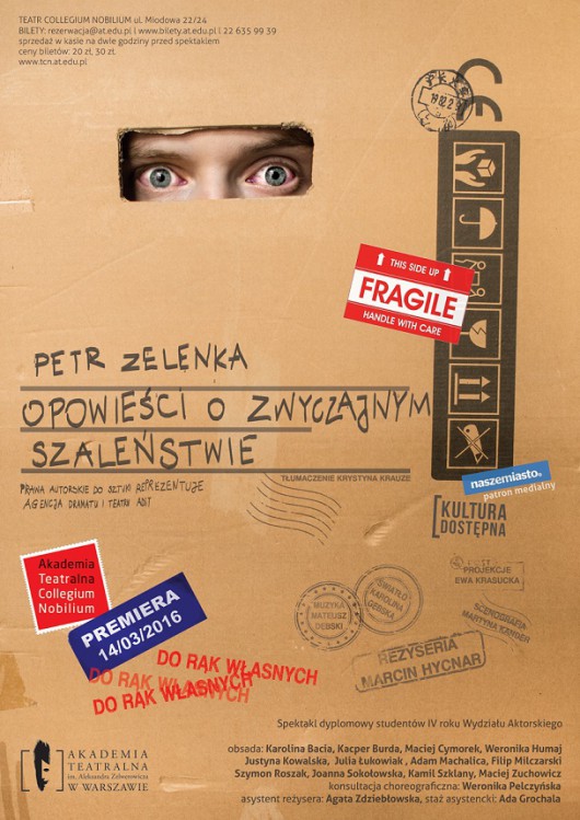 „Opowieści o zwyczajnym szaleństwie” – plakat (źródło: materiały prasowe)