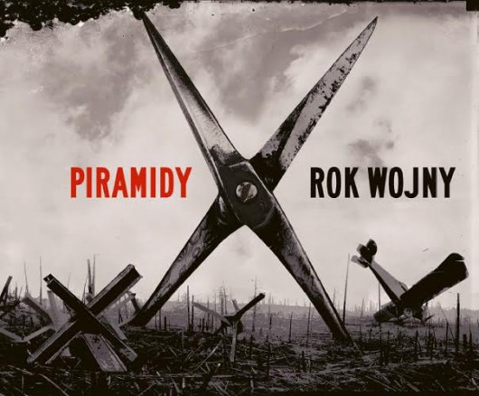 Piramidy, „Rok wojny” – okładka albumu (źródło: materiały prasowe wydawcy)