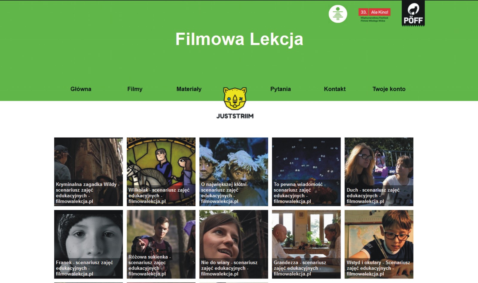 Portal Filmowa Lekcja (źródło: materiały prasowe organizatora)