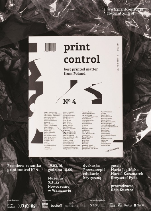 „Print Control”, nr 4 – premiera, plakat (źródło: materiały prasowe)