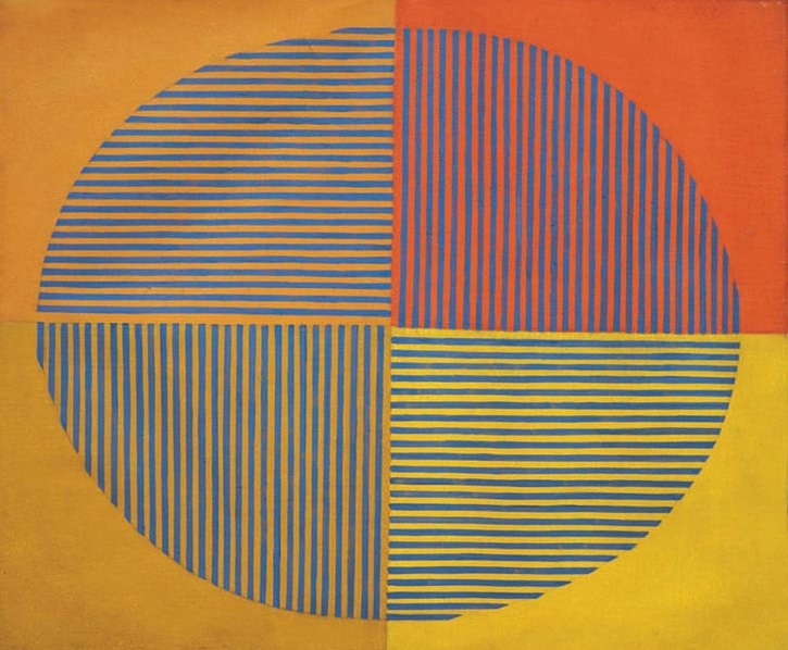 Anna Cyronek-Kalinowska, „Elipsa żółto-oranżowa”, 1969 (źródło: materiały prasowe organizatora)