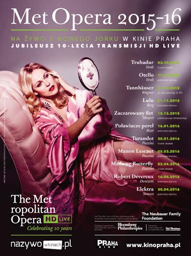 „10. The Metropolitan Opera: Live in HD” – plakat (źródło: materiały prasowe organizatora)