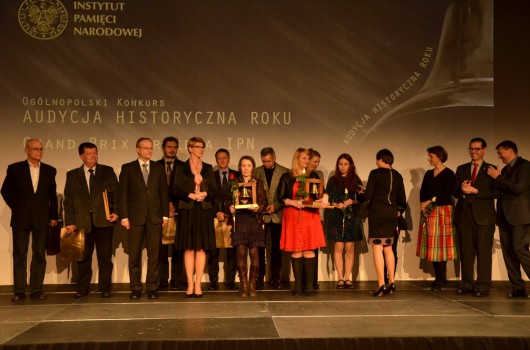 Gala ogólnopolskiego konkursu Audycja Historyczna Roku 2014 (źródło: materiały prasowe organizatora)