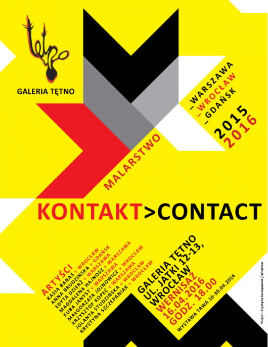 „Kontakt>Contact”, plakat (źródło: materiały prasowe organizatora)