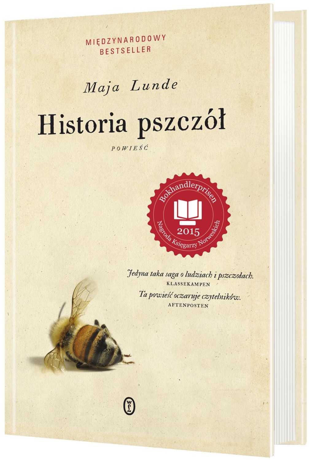 Maja Lunde, „Historia pszczół” – okładka (źródło: materiały prasowe)