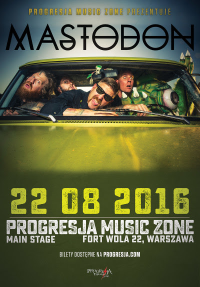 „Koncert Mastodon” – plakat (źródło: materiały prasowe organizatora)