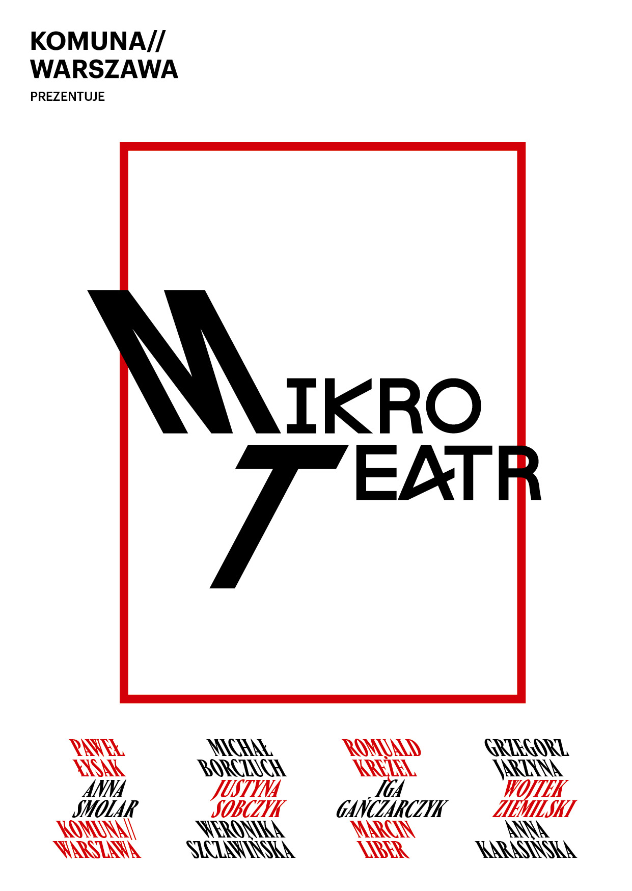 „Mikro Teatr” – plakat (źródło: materiały prasowe)