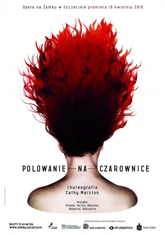 „Polowanie na czarownice”, autorka plakatu: Karolina Michałowska (źródło: materiały prasowe)