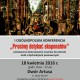 I Ogólnopolska Konferencja „Prosimy dotykać eksponatów”, plakat (źródło: materiały prasowe organizatora)
