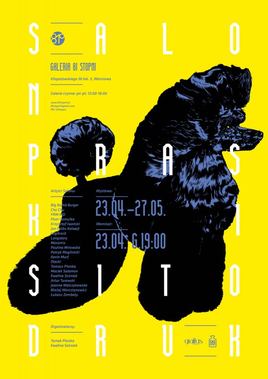 „Salon Praski – Sitodruk”, plakat (źródło: materiały prasowe organizatora)