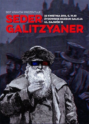 „Seder Galitzyaner” – plakat (źródło: materiały prasowe organizatora)