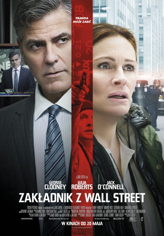 „Zakładnik z Wall Street”, reż. Jodie Foster, plakat (źródło: materiały prasowe dystrybutora)