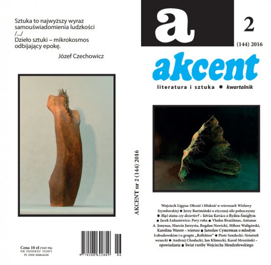 „Akcent” – okładka (źródło: materiały prasowe wydawcy)