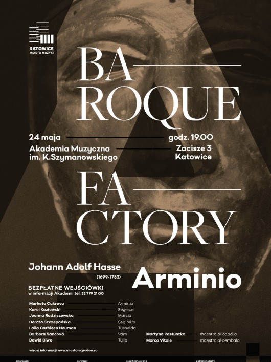 Opera „Arminio"– plakat (źródło: materiały prasowe organizatora)