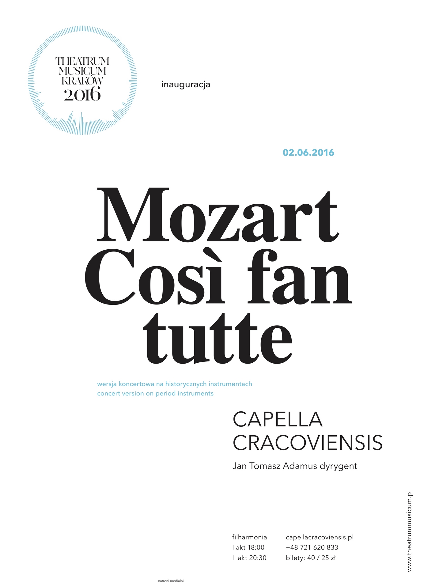 „Così fan tutte” – plakat (źródło: materiały prasowe organizatora)