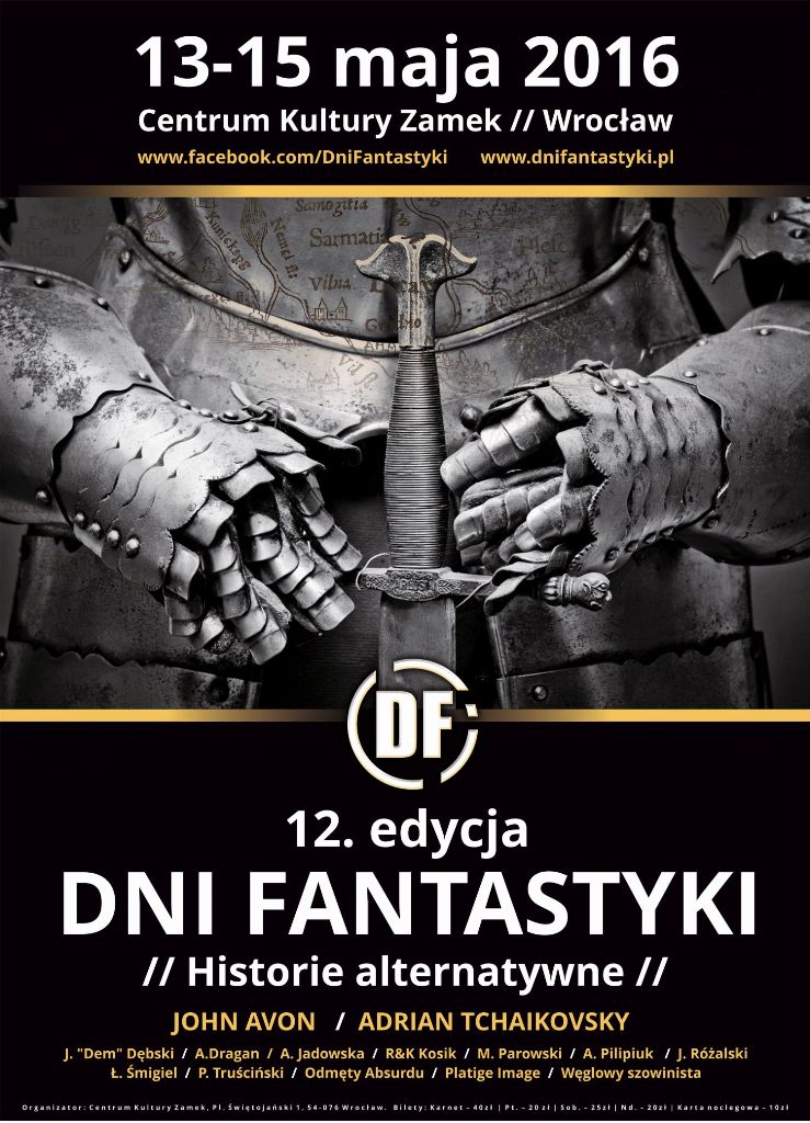Dni Fantastyki, Centrum Kultury Zamek – plakat (źródło: materiały prasowe organizatora)