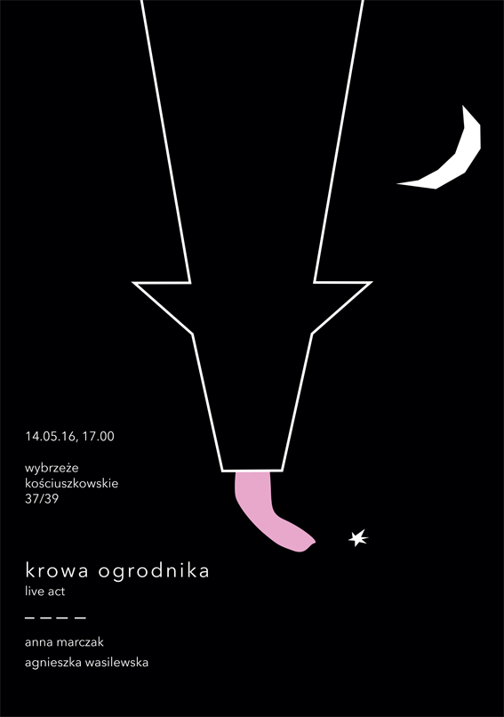 Anna Marczak, Agnieszka Wasilewska, „Krowa ogrodnika” – plakat (źródło: materiały prasowe organizatora)