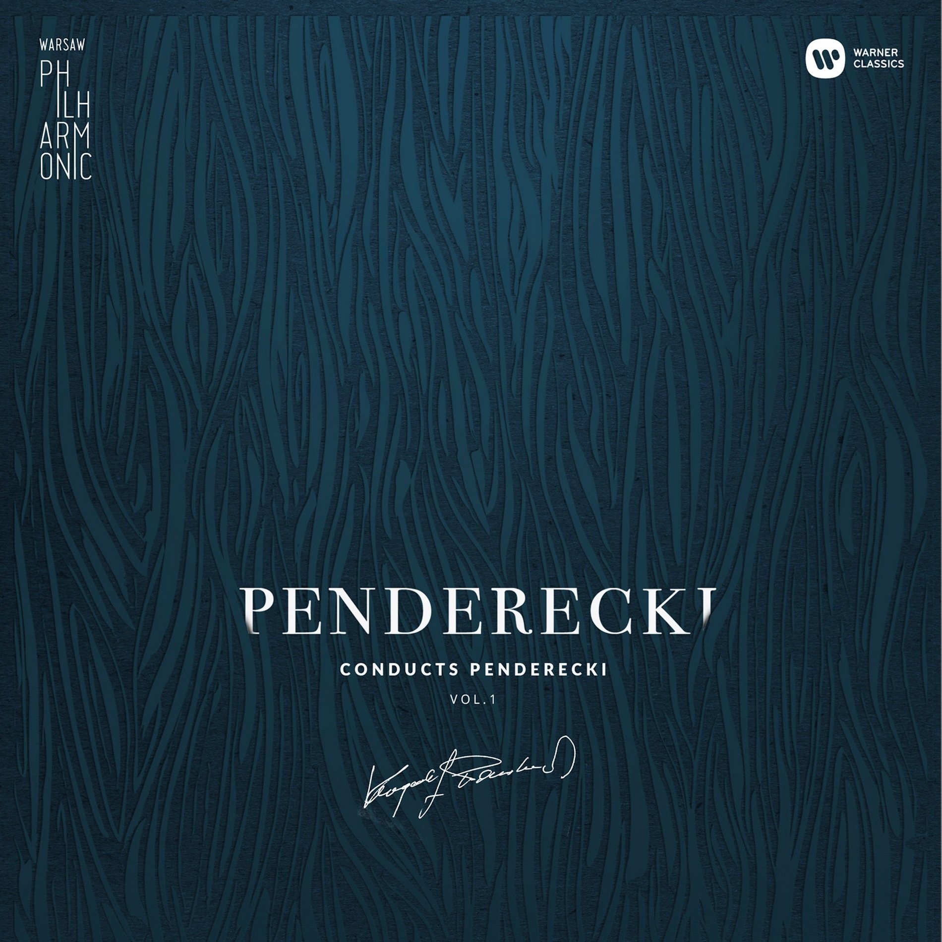 Krzysztof Penderecki, „Penderecki conducts Penderecki vol. 1” – okładka płyty (źródło: materiały prasowe wydawcy)