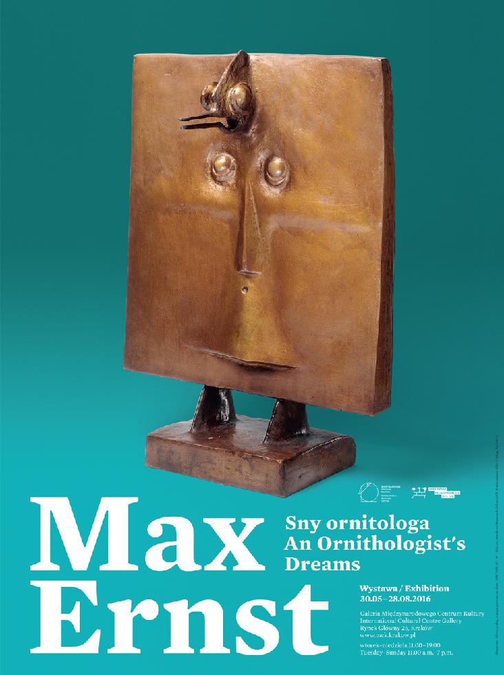 „Max Ernst. Sny ornitologa” – plakat (źródło: materiały prasowe organizatora)