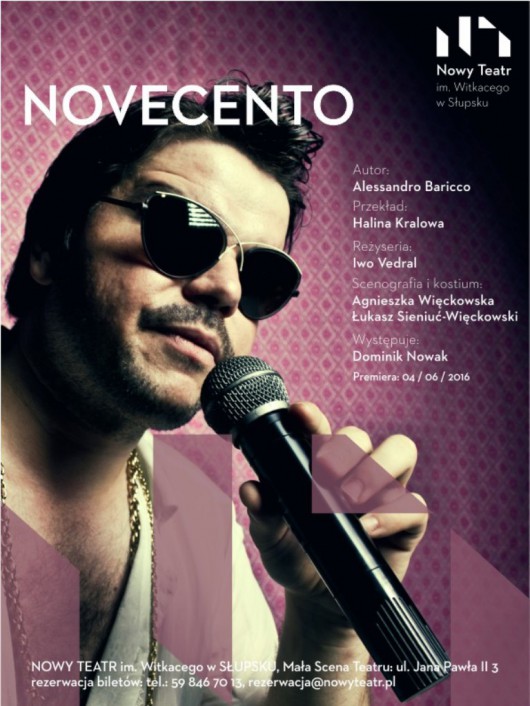 „Novecento”, reż. Iwo Vedral – plakat (źródło: materiały prasowe organizatora)