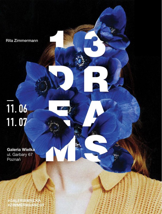 Rita Zimmermann, „13DREAMS” – plakat (źródło: materiały prasowe organizatora)