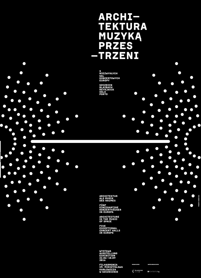 „Architektura Muzyką Przestrzeni” – plakat (źródło: materiały prasowe organizatora)