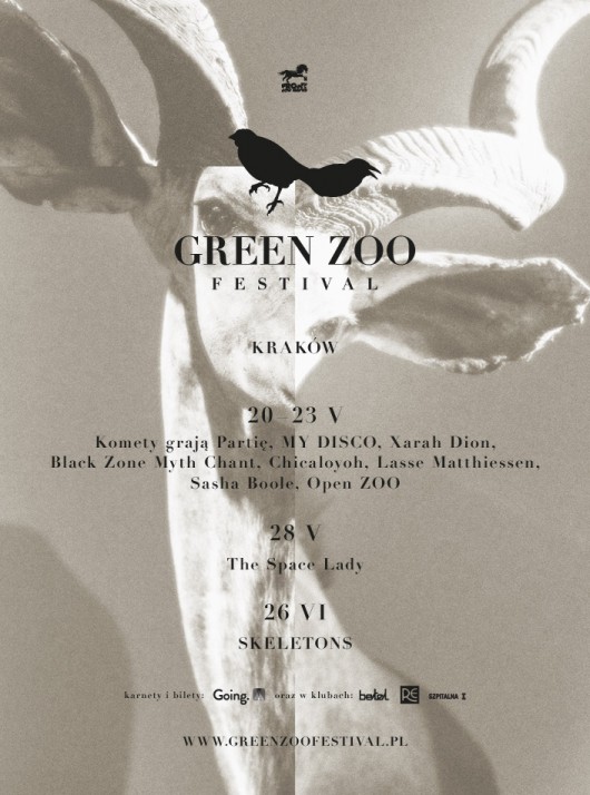 Green ZOO Festival – plakat (źródło: materiały prasowe organizatora)