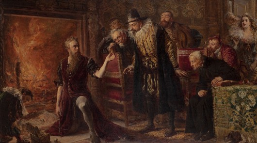 Jan Matejko, „Alchemik Sędziwój i król Zygmunt III”, 1867 (źródło: materiały prasowe organizatora)