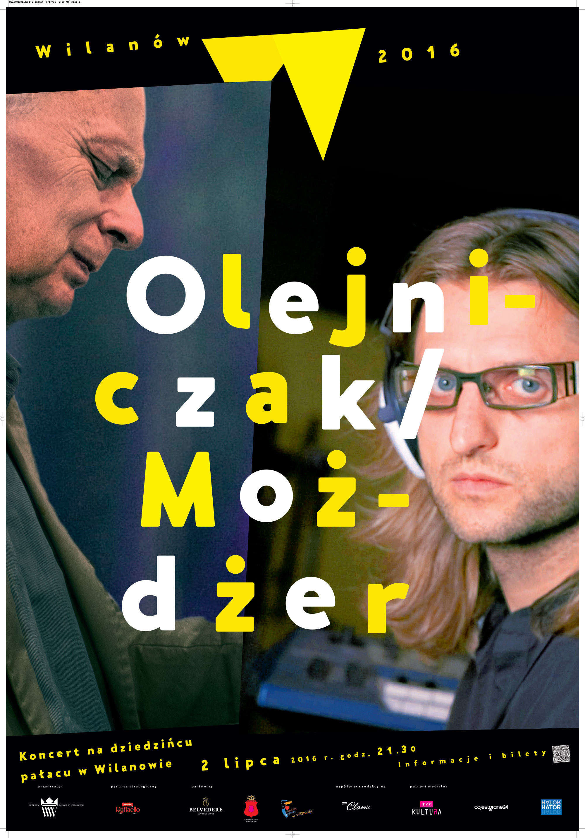 „Olejniczak / Możdżer” – plakat (źródło: materiały prasowe organizatora)