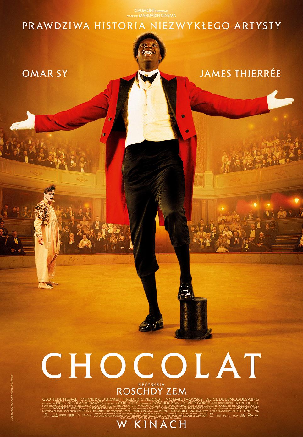 „Chocolat”, reż. Roschdy Zem – plakat (źródło: materiały prasowe dystrybutora)
