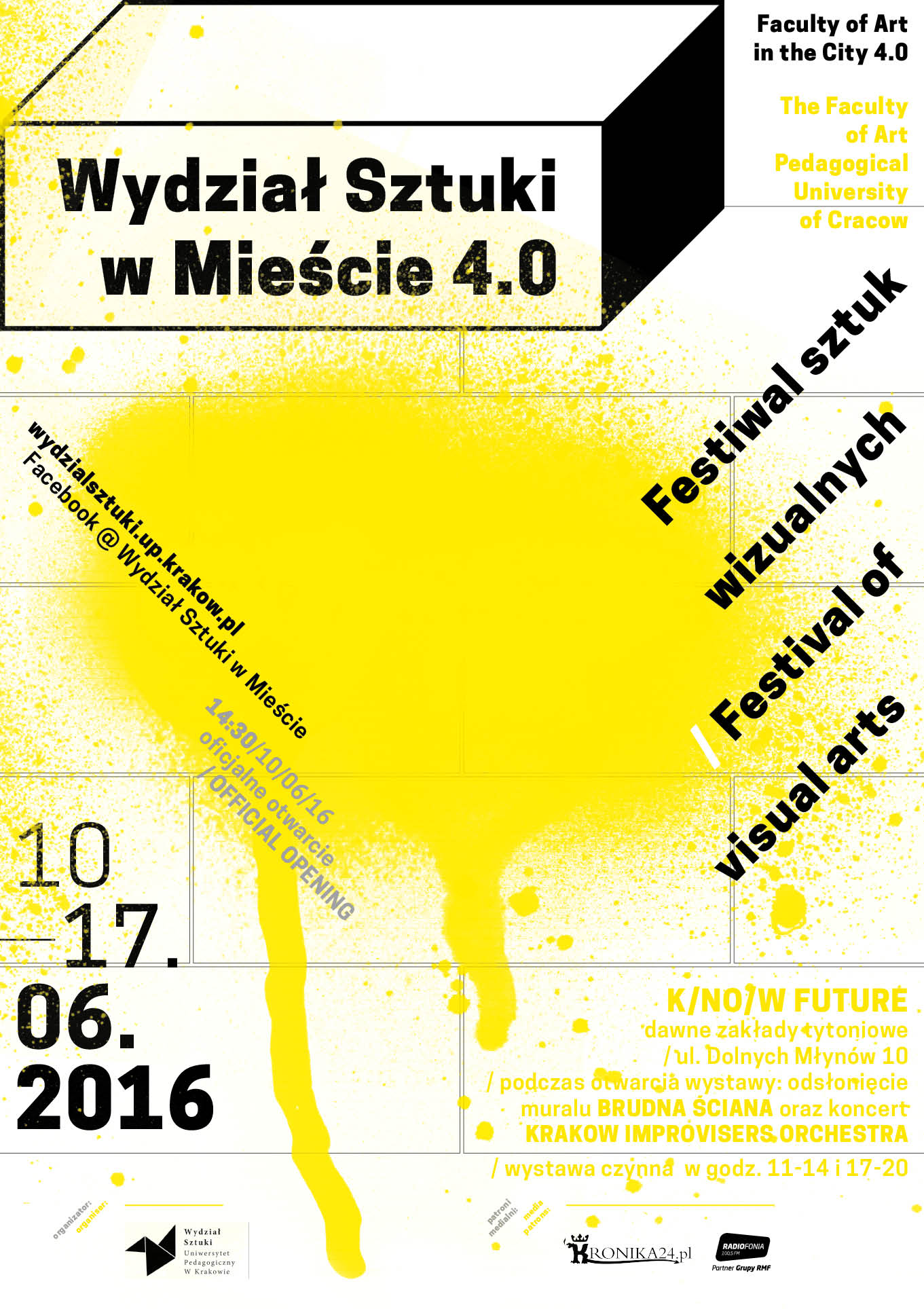 Wydział Sztuki w Mieście 4.0 – plakat (źródło: materiały prasowe organizatora)