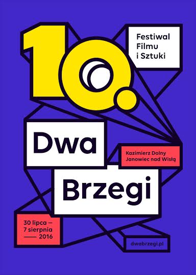 „10. Festiwal Filmu i Sztuki Dwa Brzegi” – plakat (źródło: materiały prasowe organizatora)