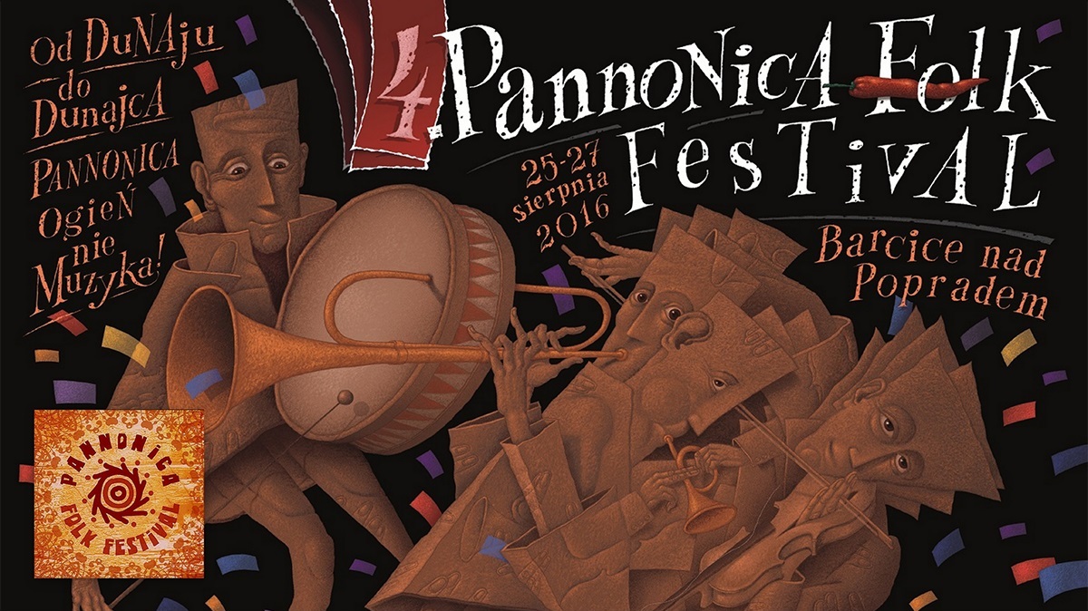 „4. Pannonica Folk Festival” – plakat (źródło: materiały prasowe organizatora)