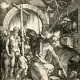 Albrecht Dürer, „Chrystus w otchłani”, 1511, z cyklu „Wielka Pasja Chrystusa”, papier, drzeworyt wzdłużny, 39,8 x 28,4 cm, Muzeum Narodowe w Gdańsk (źródło: materiały prasowe organizatora)
