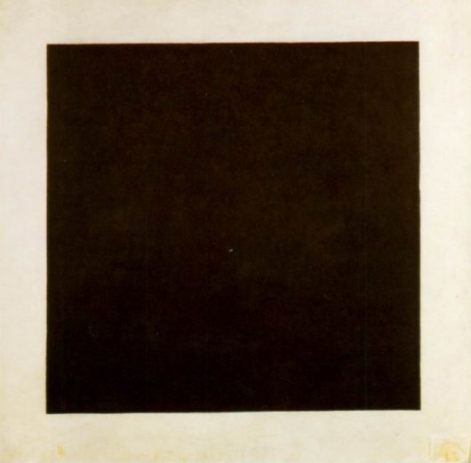 Kazimierz Malewicz „Czarny kwadrat na białym tle” 1915 (źródło: materiały prasowe organizatora)