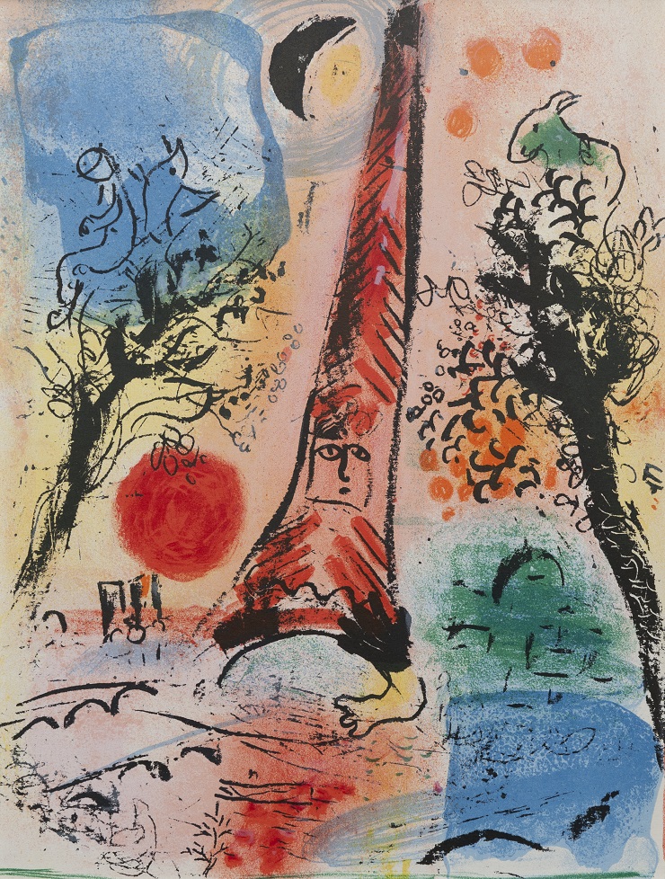 Marc Chagall, „Wizja Paryża”, 1960, Muzeum Marca Chagalla w Witebsku (źródło: materiały prasowe organizatora)