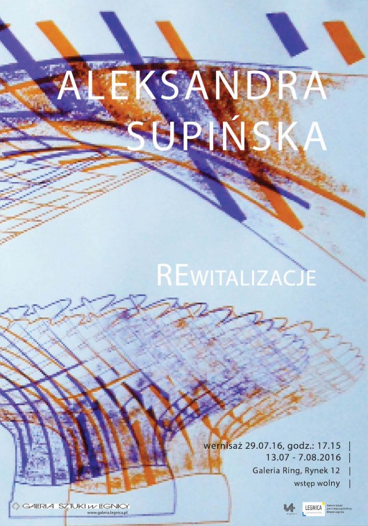 Aleksandra Supińska, „REwitalizacje” – plakat (źródło: materiały prasowe organizatora)