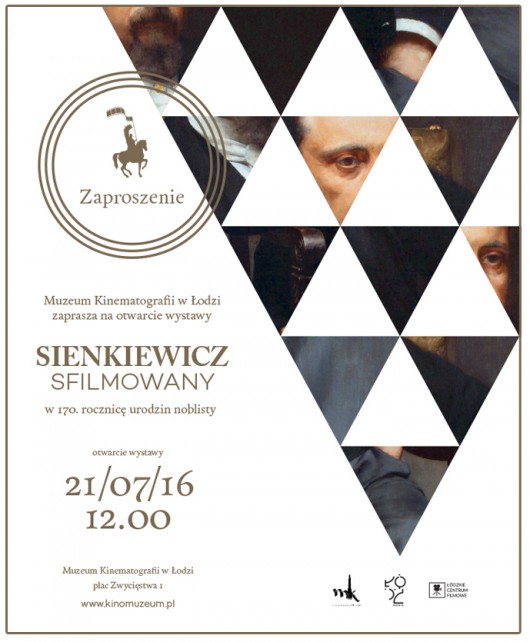 „Sienkiewicz sfilmowany”, plakat wystawy (źródło: materiały prasowe organizatora) 