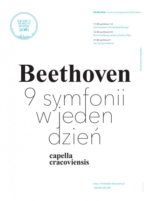 „Beethoven extreme” – plakat (źródło: materiały prasowe organizatora)