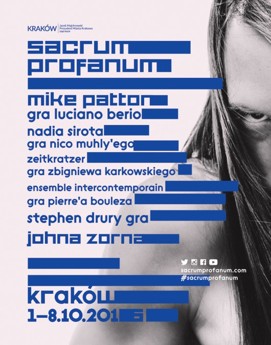 Sacrum Profanum 2016 – plakat (źródło: materiały prasowe organizatora)